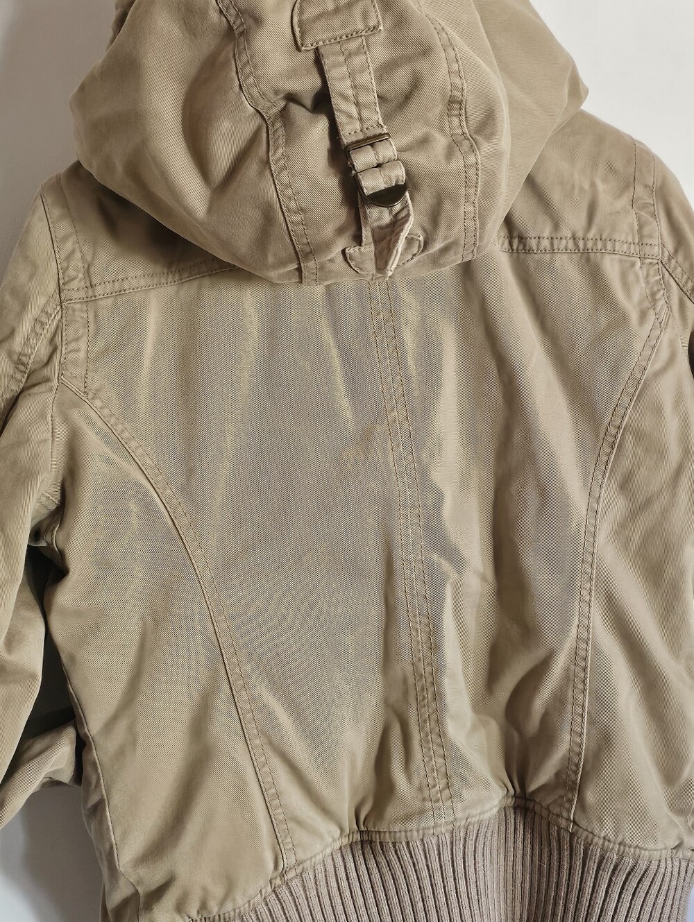 Authentic mid-2000s Abercrombie & Fitch heavy-duty canvas bomber jacket - Picture 6 of 13